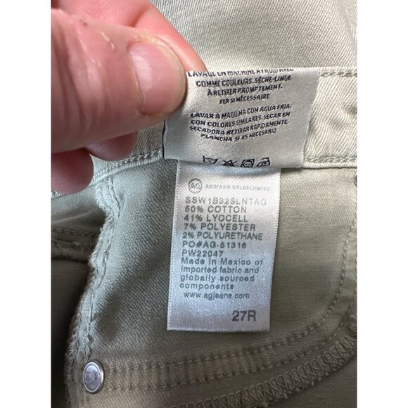 AG Adriano Goldschmied Farrah Ankle Seamless High-Rise Skinny Jeans Size 27R - Picture 9 of 12